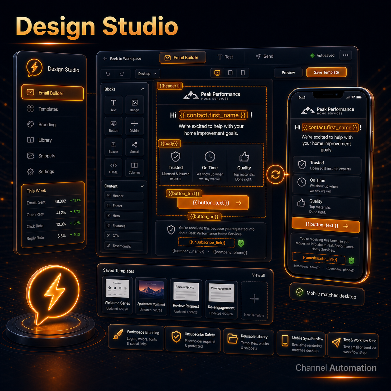 Design Studio Email Builder