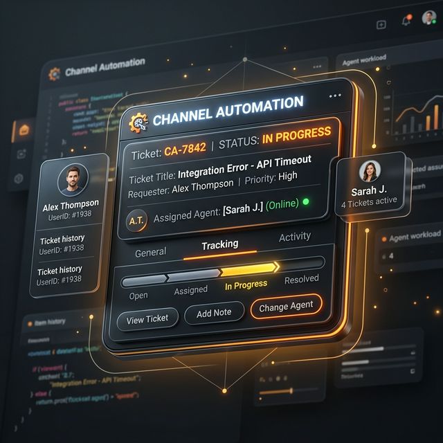 Support Tickets Widget