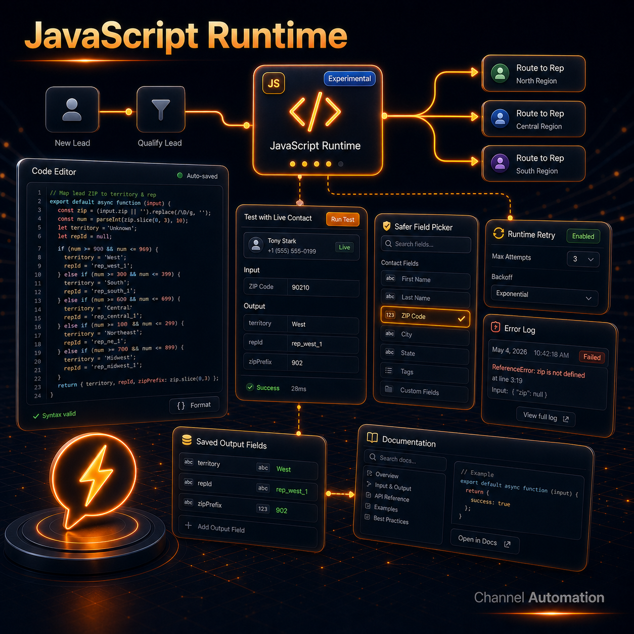 Workflow JavaScript Runtime Preview